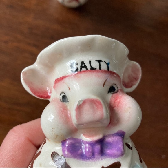 Vintage Napco Pig Salt & Pepper Shakers - Picture 6 of 8